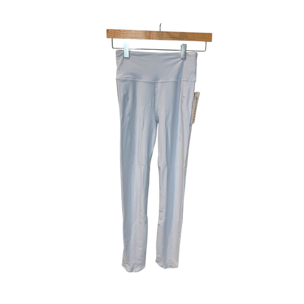 Athleta XS‎ Pacesetter 7/8 Tights Leggings High Rise Athletic Blue NWT